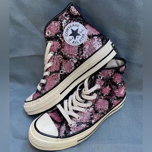 Converse Chuck 70 High 'Snake Pattern - Light Pink' 166560C